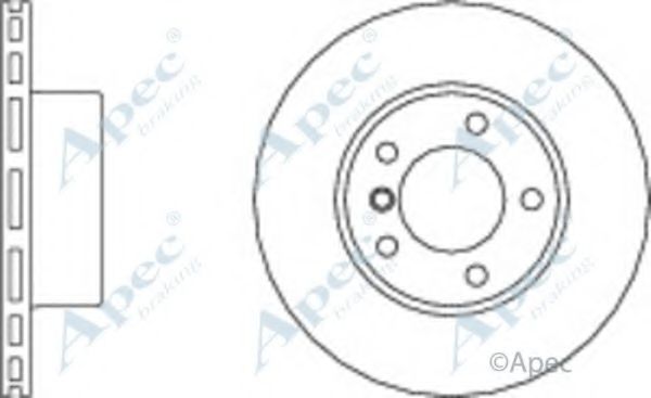 Тормозной диск APEC braking DSK934