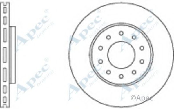 Тормозной диск APEC braking DSK2804