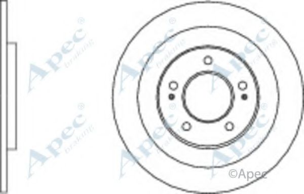Тормозной диск APEC braking DSK2923
