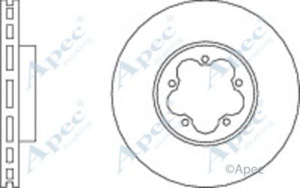 Тормозной диск APEC braking DSK2928