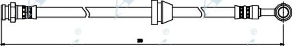 Тормозной шланг APEC braking HOS3822