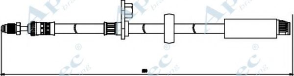 Тормозной шланг APEC braking HOS3831