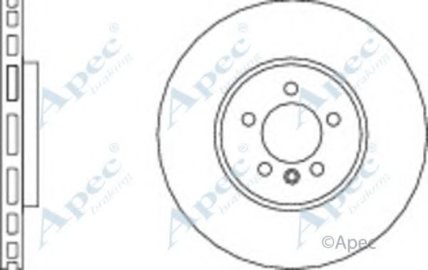 Тормозной диск APEC braking DSK3013