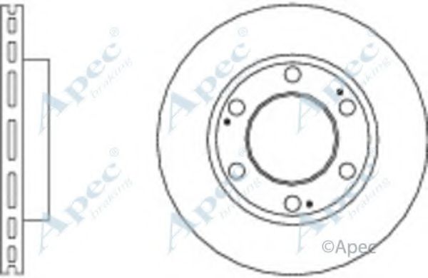 Тормозной диск APEC braking DSK2988