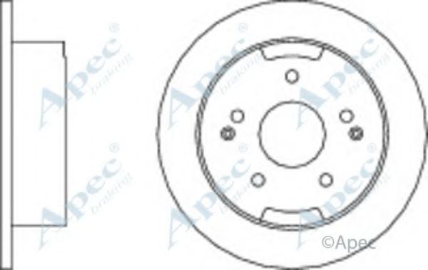 Тормозной диск APEC braking DSK2995