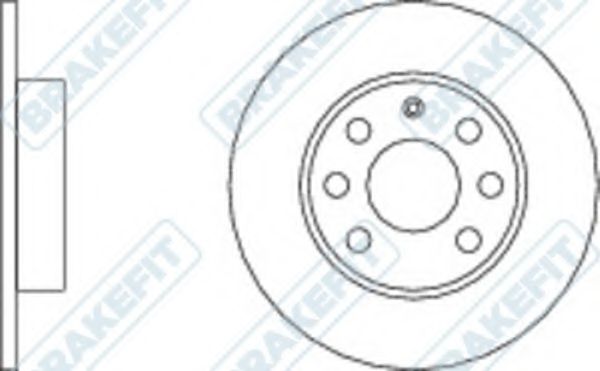 Тормозной диск APEC braking DK6094