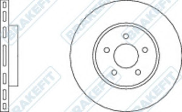 Тормозной диск APEC braking DK6018