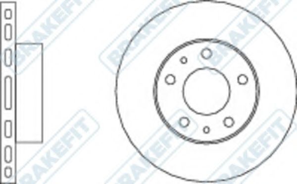 Тормозной диск APEC braking DK6072