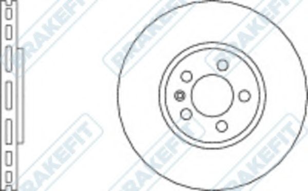 Тормозной диск APEC braking DK6002