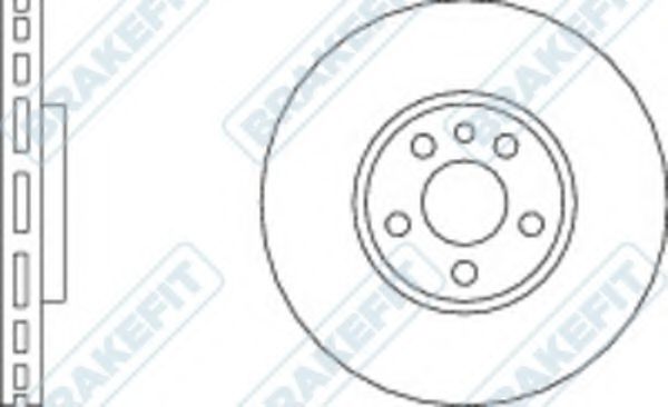 Тормозной диск APEC braking DK6173