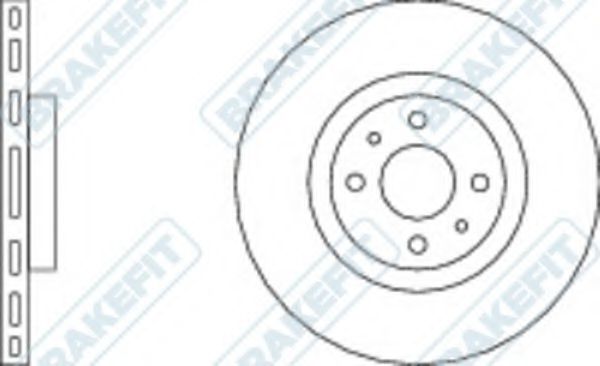 Тормозной диск APEC braking DK6195