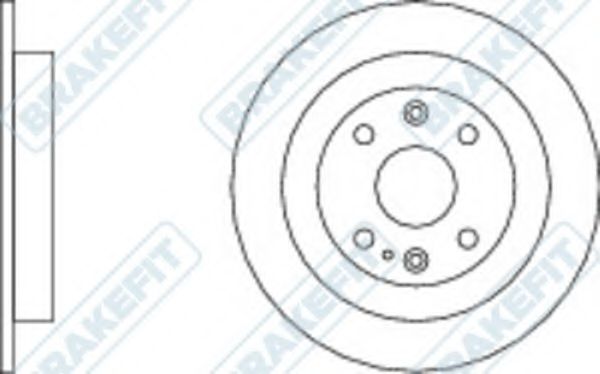 Тормозной диск APEC braking DK6215