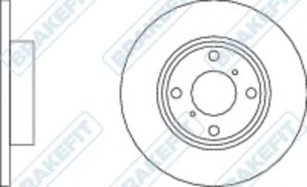 Тормозной диск APEC braking DK6221
