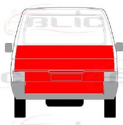 Заслонка багажника /  помещения для груза BLIC 6508-04-9558721P
