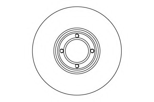 Тормозной диск MOTAQUIP LVBD101Z