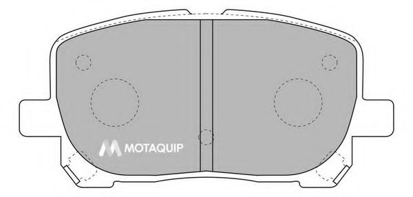 Комплект тормозных колодок, дисковый тормоз MOTAQUIP LVXL1103
