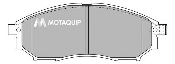 Комплект тормозных колодок, дисковый тормоз MOTAQUIP LVXL1371