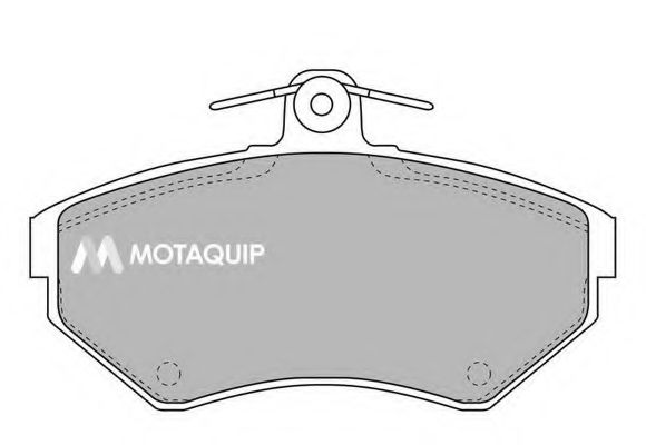 Комплект тормозных колодок, дисковый тормоз MOTAQUIP LVXL215