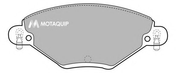 Комплект тормозных колодок, дисковый тормоз MOTAQUIP LVXL992