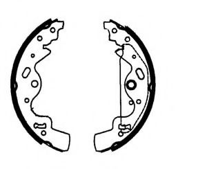 Комплект тормозных колодок MOTAQUIP VBS672