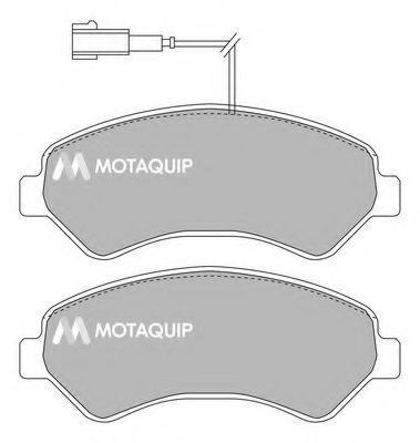 Комплект тормозных колодок, дисковый тормоз MOTAQUIP LVXL1339