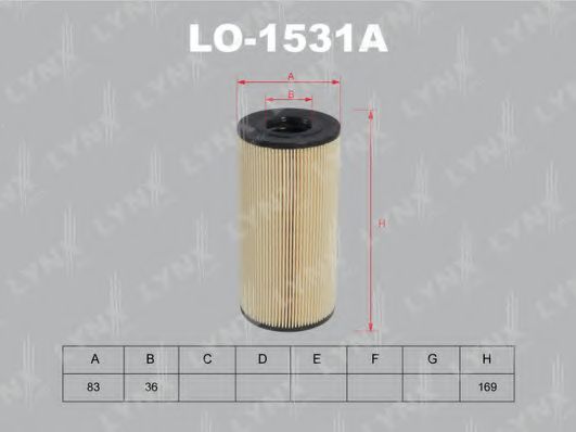 Масляный фильтр LYNXauto LO-1531A