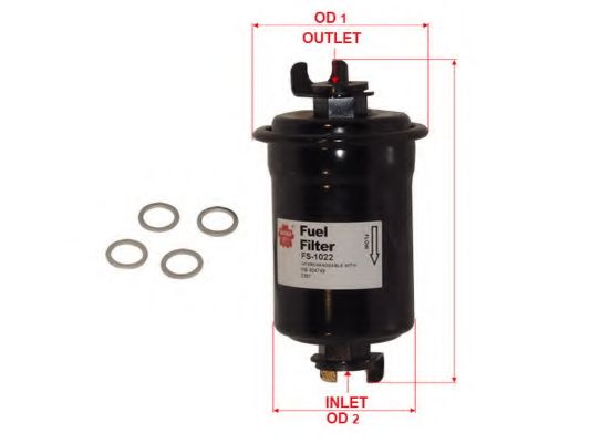 Топливный фильтр SAKURA  Automotive FS-1022