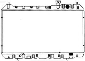 Радиатор, охлаждение двигателя SAKURA  Automotive 1210-0127