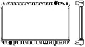 Радиатор, охлаждение двигателя SAKURA  Automotive 1321-0214