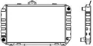 Радиатор, охлаждение двигателя SAKURA  Automotive 1461-0287