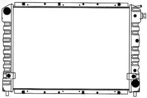 Радиатор, охлаждение двигателя SAKURA  Automotive 1481-0211
