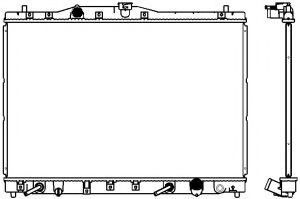 Радиатор, охлаждение двигателя SAKURA  Automotive 3071-1002