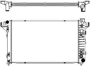 Радиатор, охлаждение двигателя SAKURA  Automotive 3131-1001