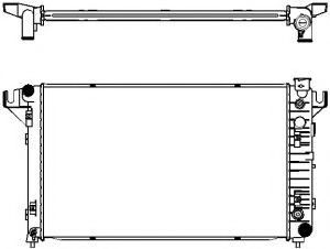 Радиатор, охлаждение двигателя SAKURA  Automotive 3131-1002