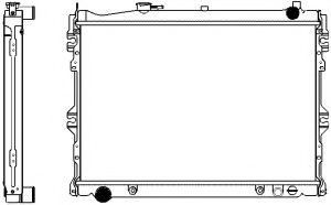 Радиатор, охлаждение двигателя SAKURA  Automotive 3301-1102