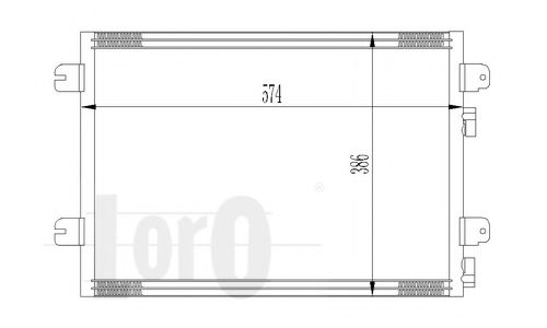 Конденсатор, кондиционер LORO 042-016-0028