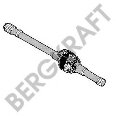 Карданный вал, главная передача BERGKRAFT BK6120391