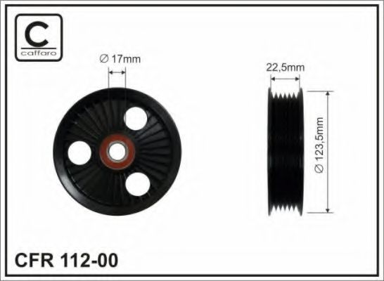 Паразитный / ведущий ролик, поликлиновой ремень CAFFARO 11200