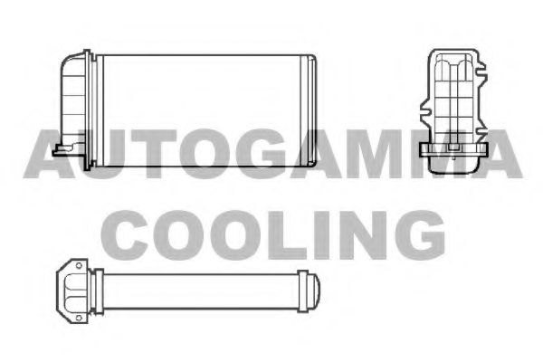 Теплообменник, отопление салона AUTOGAMMA 101970