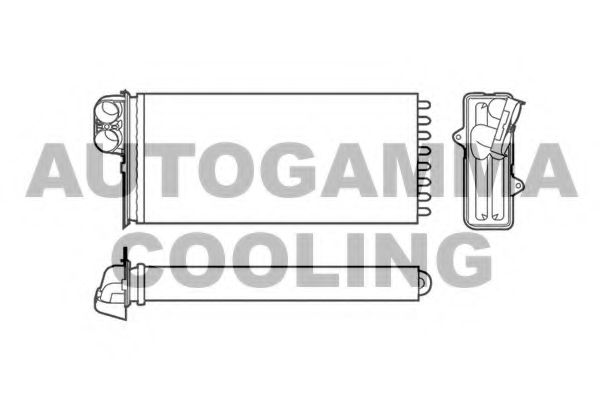Теплообменник, отопление салона AUTOGAMMA 101975