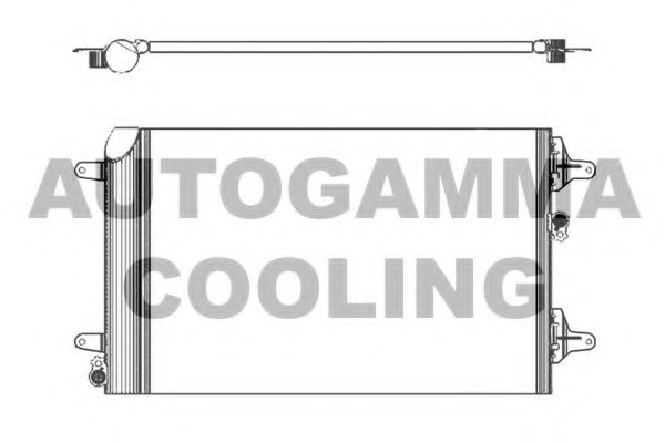 Конденсатор, кондиционер AUTOGAMMA 103151