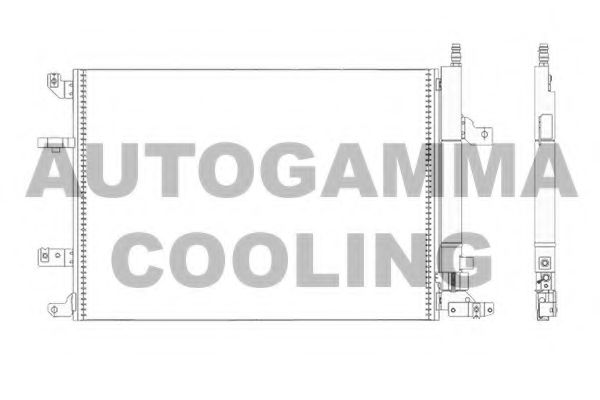 Конденсатор, кондиционер AUTOGAMMA 105087