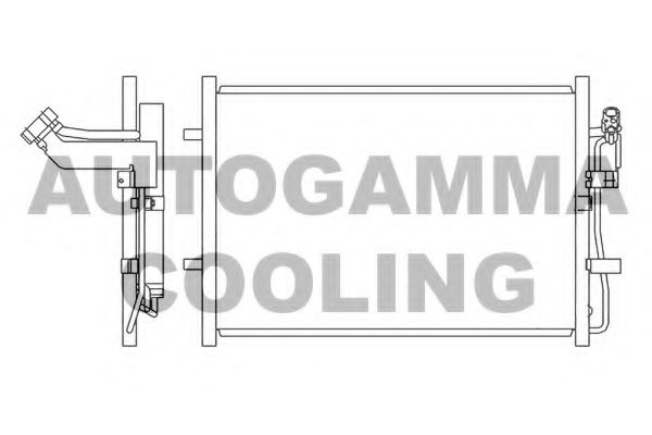Конденсатор, кондиционер AUTOGAMMA 105618