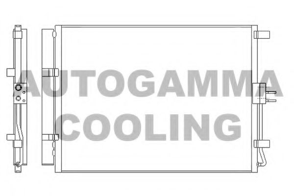 Конденсатор, кондиционер AUTOGAMMA 105980