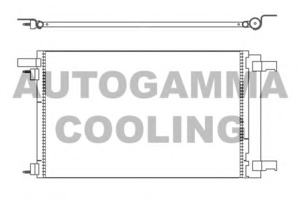 Конденсатор, кондиционер AUTOGAMMA 107026