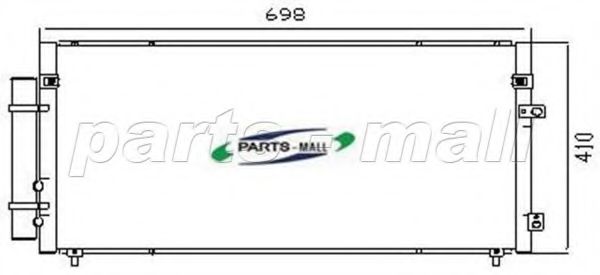Конденсатор, кондиционер PARTS-MALL PXNCX-041X