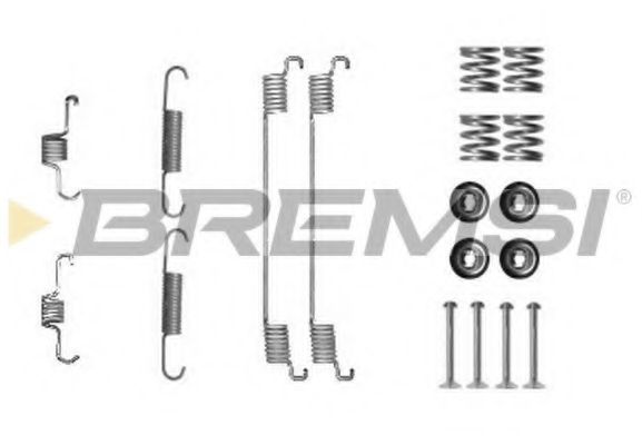 Комплектующие, тормозная колодка BREMSI SK0889