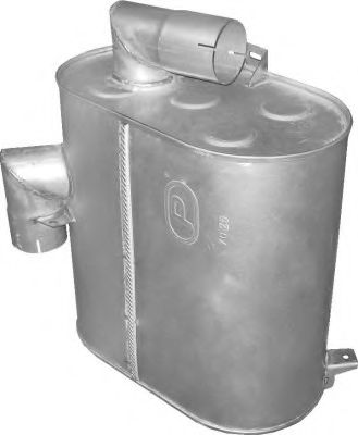 Глушитель выхлопных газов конечный POLMO 7025