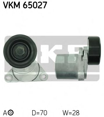 Натяжной ролик, поликлиновой  ремень SKF VKM 65027