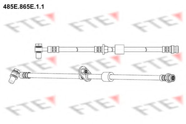 Тормозной шланг FTE 485E.865E.1.1
